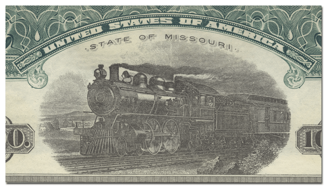 Cape Girardeau Northern Railway Company Bond Certificate