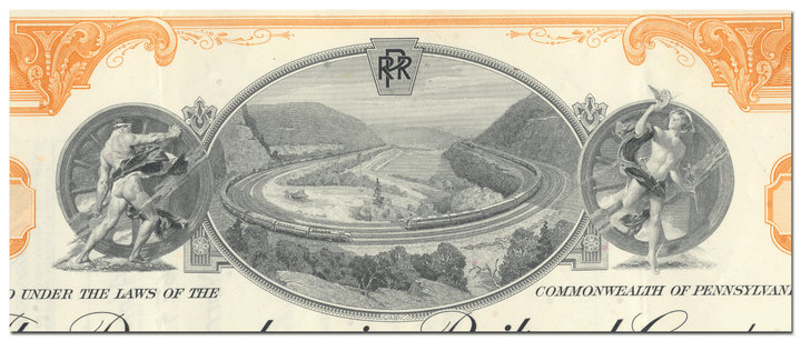 Pennsylvania Railroad Company Stock Certificate