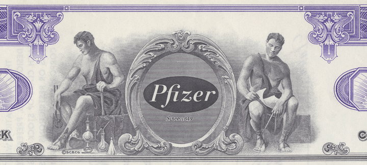 Chas. Pfizer & Co., Inc. Stock Certificate