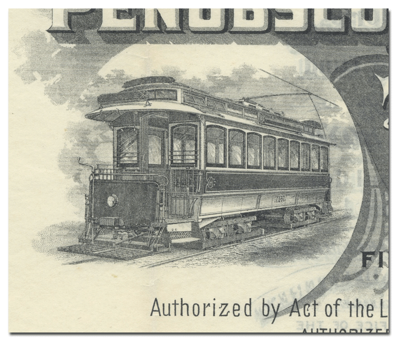 Penobscot Central Railway Company (Signed by Flavius O. Beal)