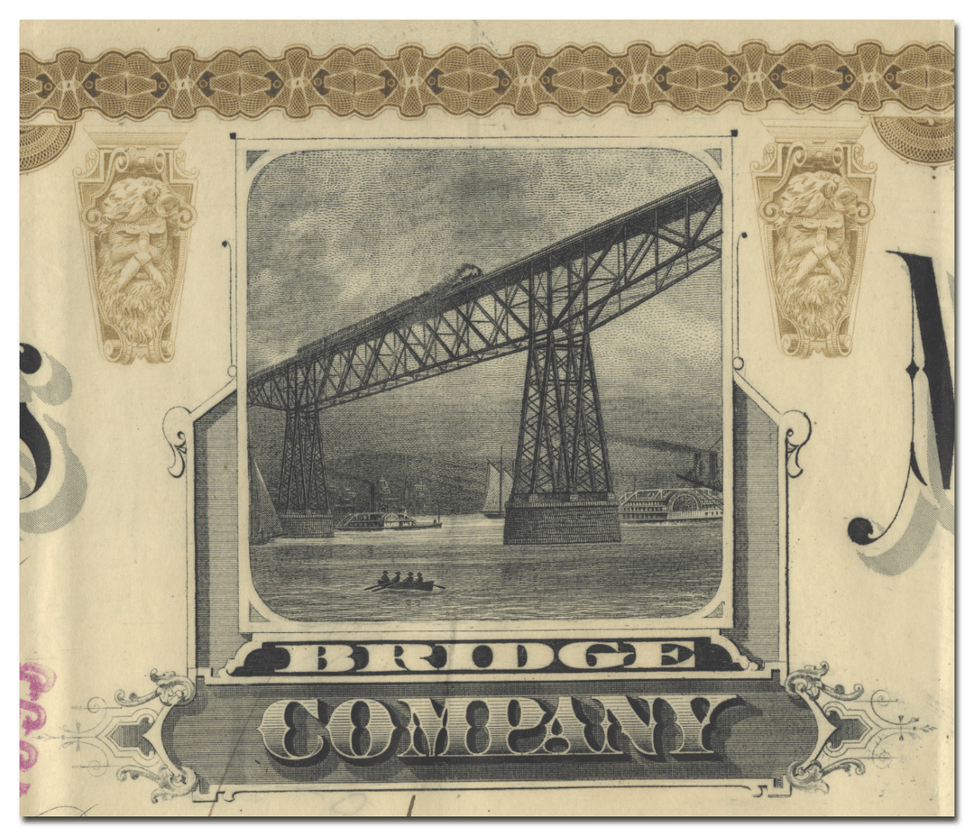 St. Louis Merchants Bridge Company Stock Certificate