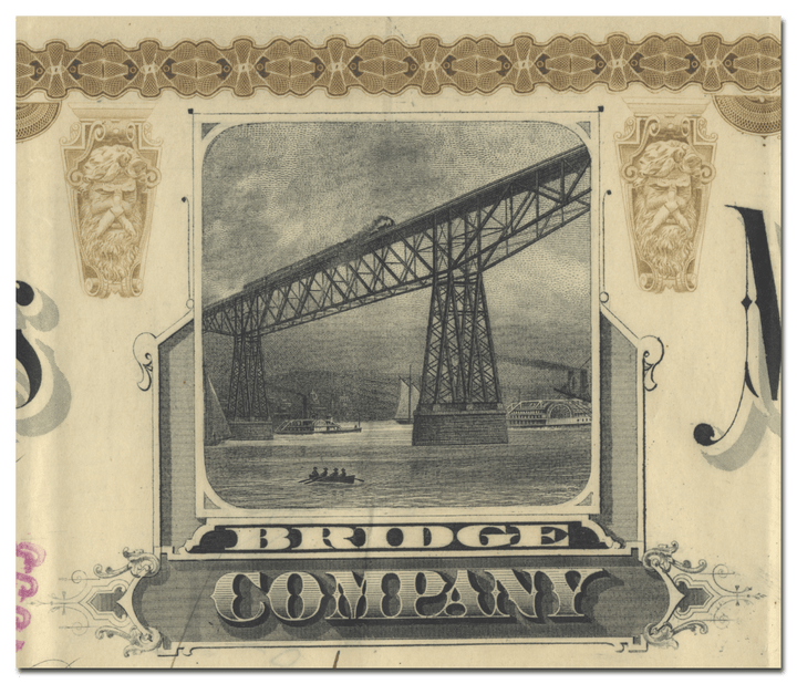 St. Louis Merchants Bridge Company Stock Certificate