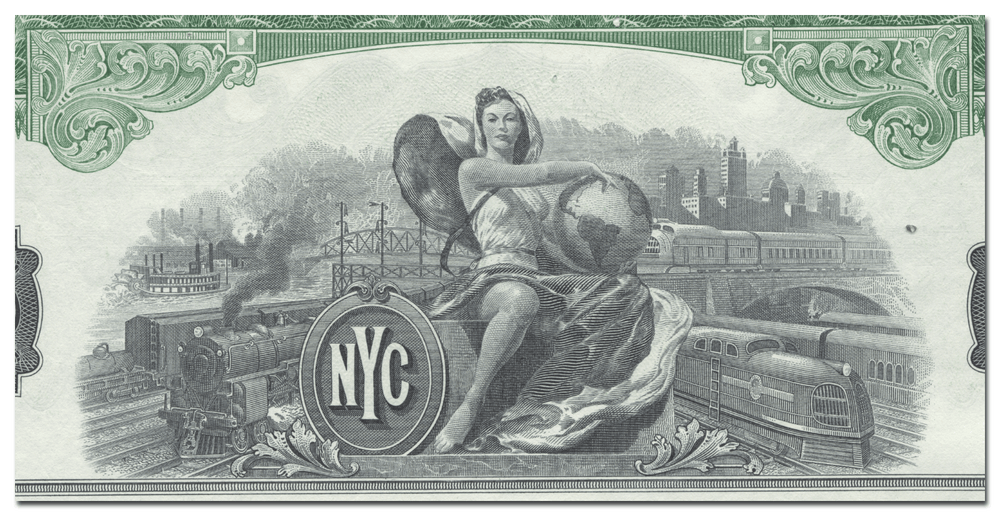 New York Central Railroad Company Bond Certificate