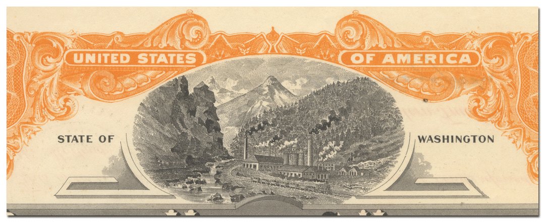 Spokane, Valley & Northern Railway Company Bond Certificate