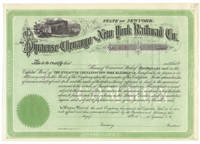 Syracuse, Chenango and New York Railroad Co.