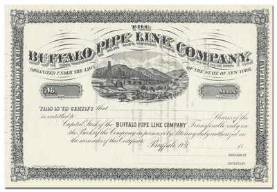 Buffalo Pipe Line Company Stock Certificate