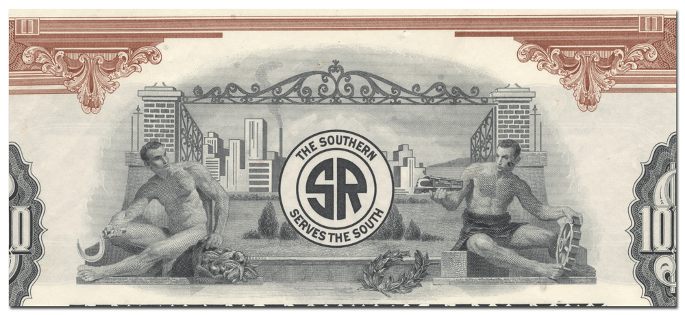 Southern Railway Company - New Orleans and Northeastern Railroad Company Bond Certificate