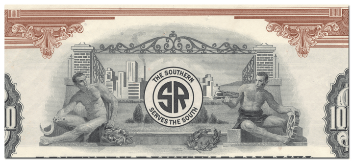 Southern Railway Company - New Orleans and Northeastern Railroad Company Bond Certificate