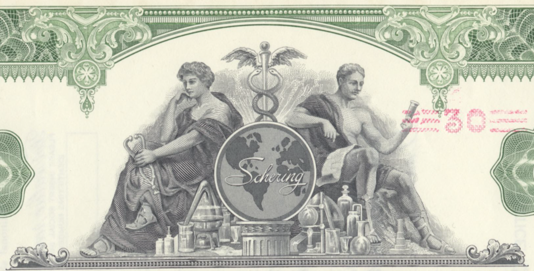 Schering Corporation Stock Certificate