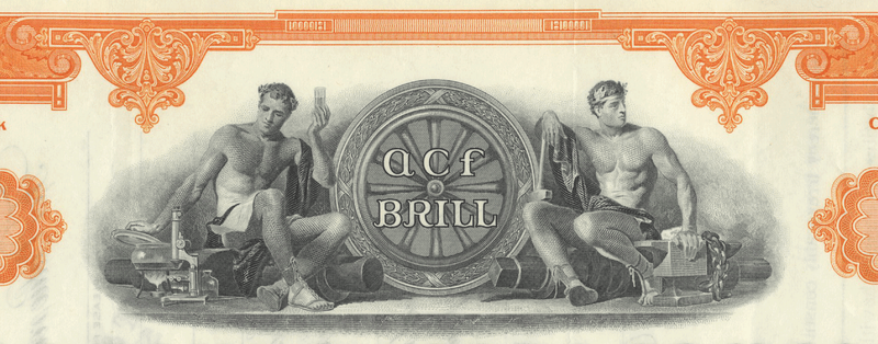 ACF-Brill Motors Company Stock Certificate