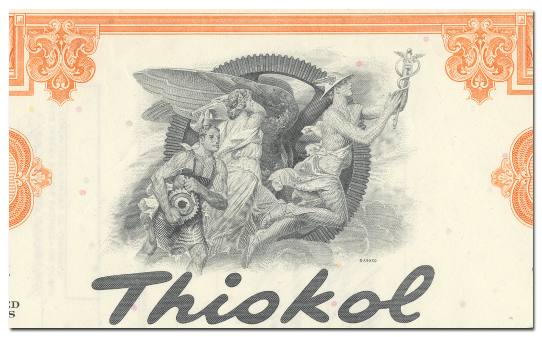 Thiokol Chemical Corporation Stock Certificate