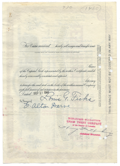 New York, Lackawanna and Western Railway Company Stock Certificate