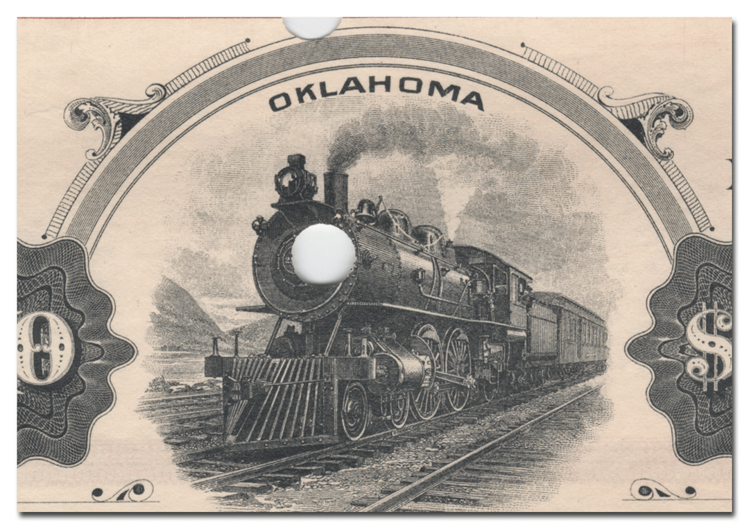 Wichita Falls and Northwestern Railway Company Bond Certificate