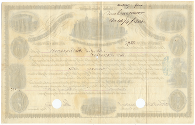 Philadelphia, Pennsylvania Bond Certificate