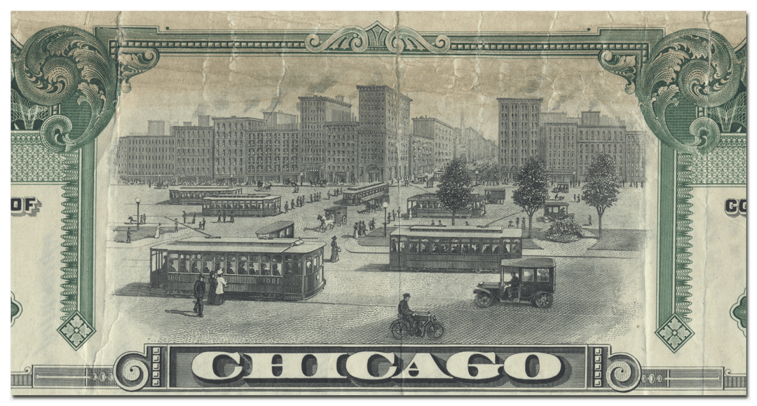 Chicago City and Connecting Railways Stock Certificate