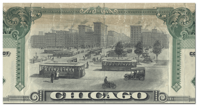 Chicago City and Connecting Railways Stock Certificate