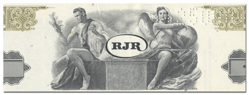 R. J. Reynolds Tobacco Company Bond Certificate