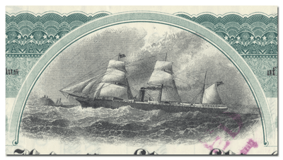 American-Hawaiian Steam Ship Company Stock Certificate