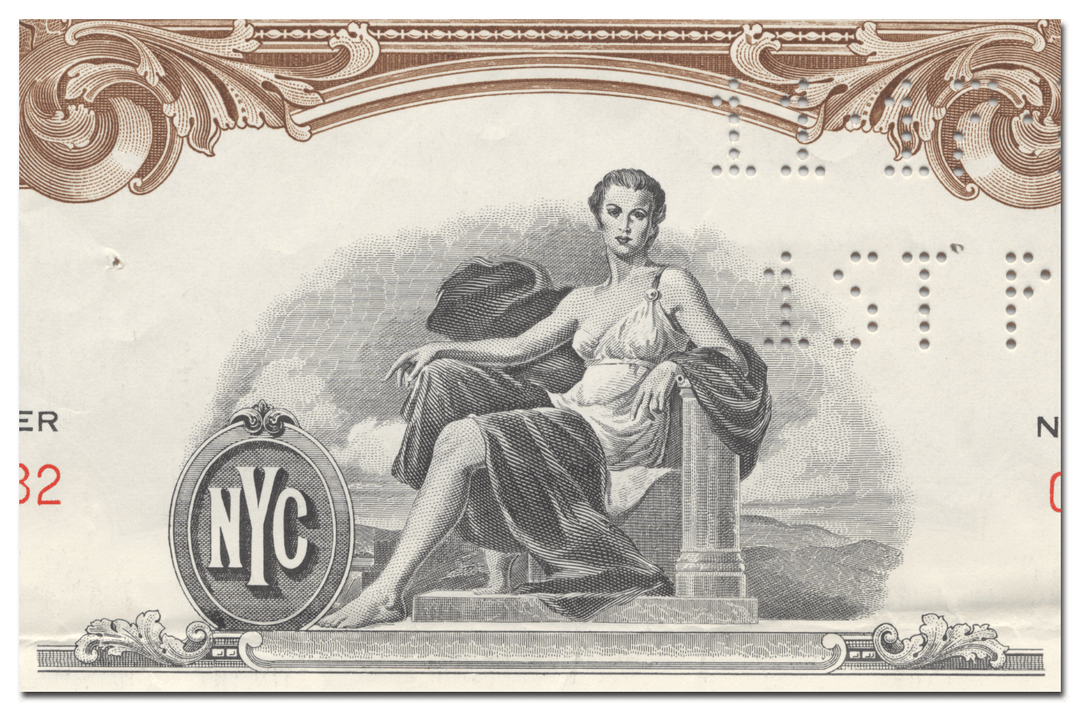 New York Central Railroad Company Bond Certificate