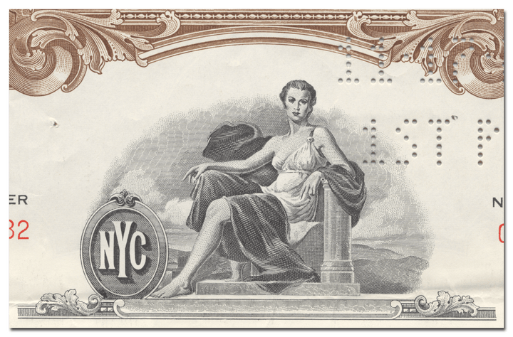 New York Central Railroad Company Bond Certificate