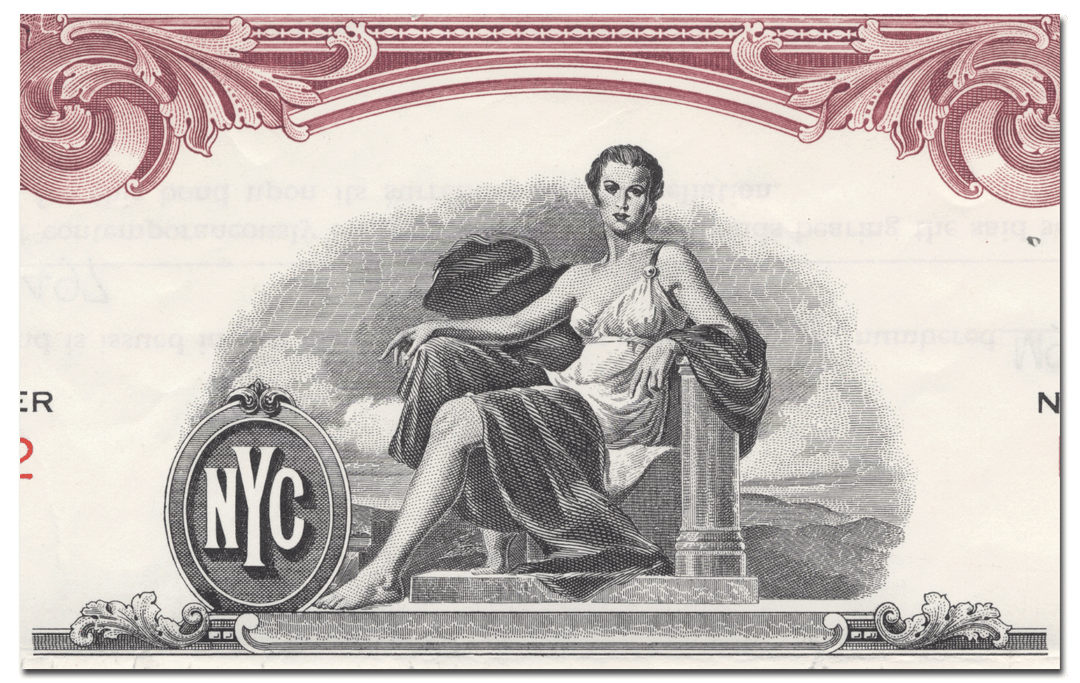 New York Central Railroad Company Bond Certificate