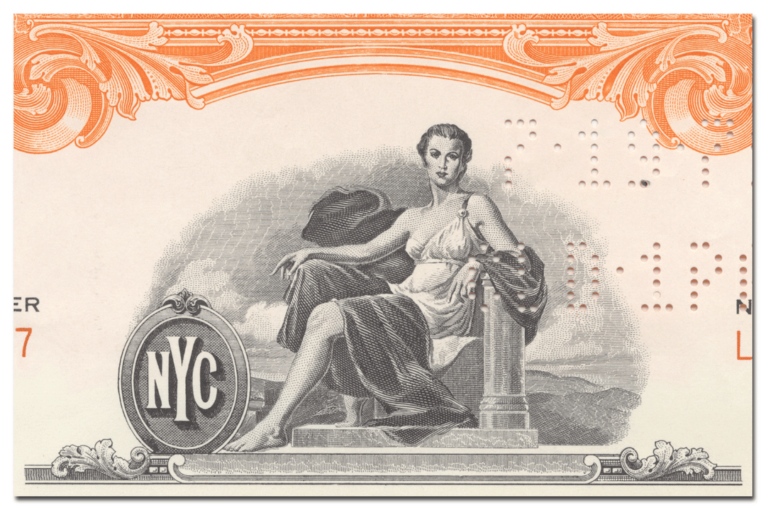 New York Central Railroad Company Bond Certificate