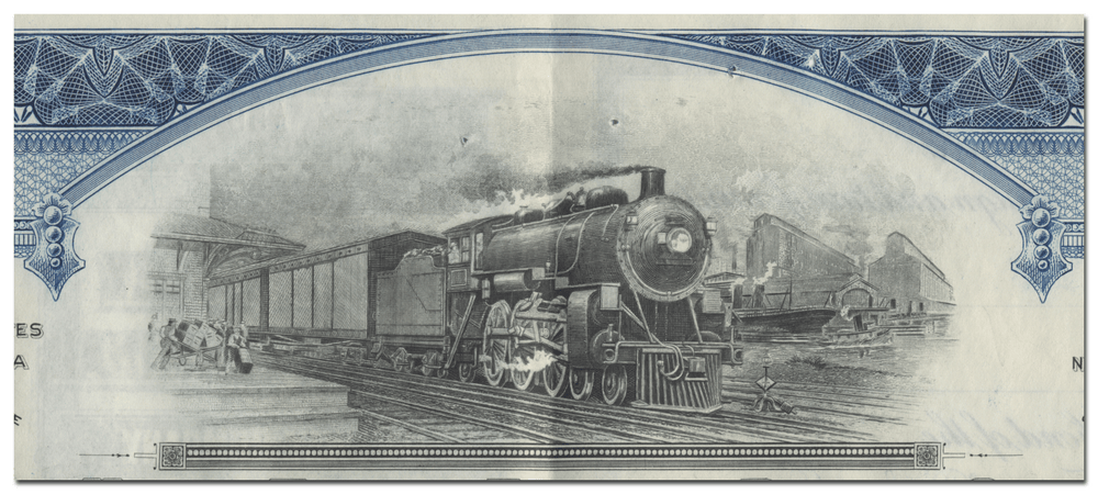 Lehigh Valley Harbor Terminal Railway Company Bond Certificate