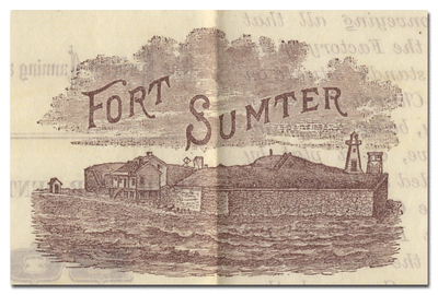 Berkeley Canning and Manufacturing Company Bond Certificate (Fort Sumter)