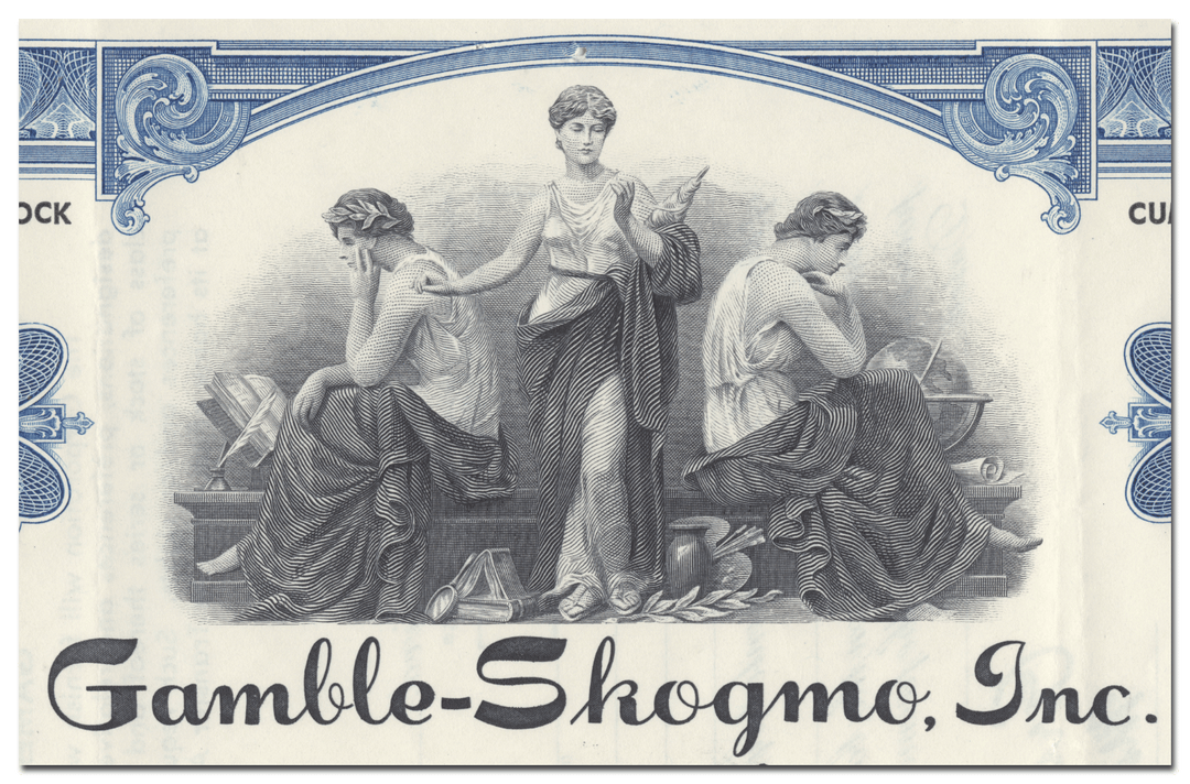 Gamble-Skogmo, Inc. Stock Certificate