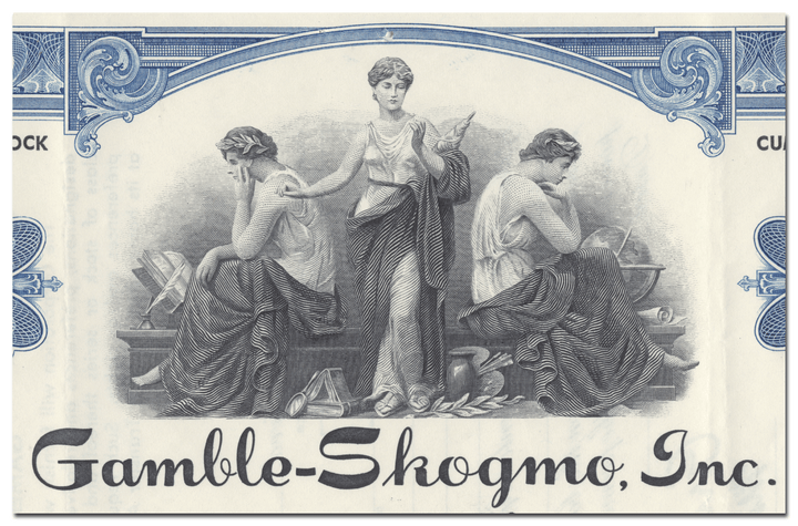 Gamble-Skogmo, Inc. Stock Certificate