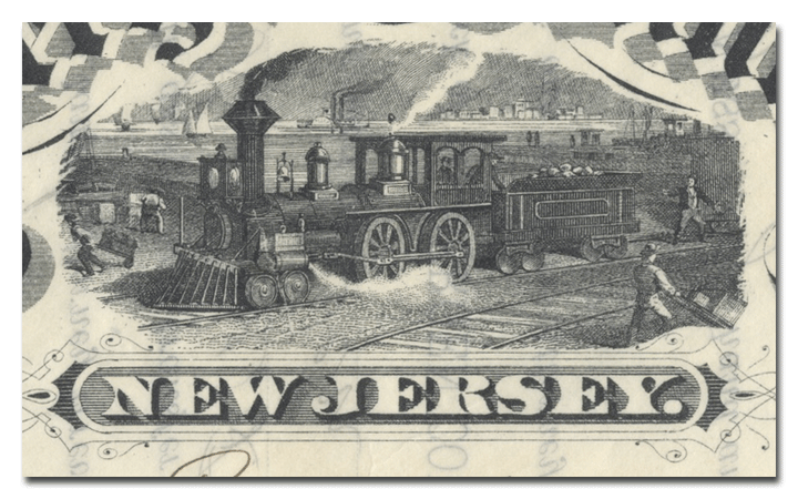 Bergen County Railroad Company Stock Certificate