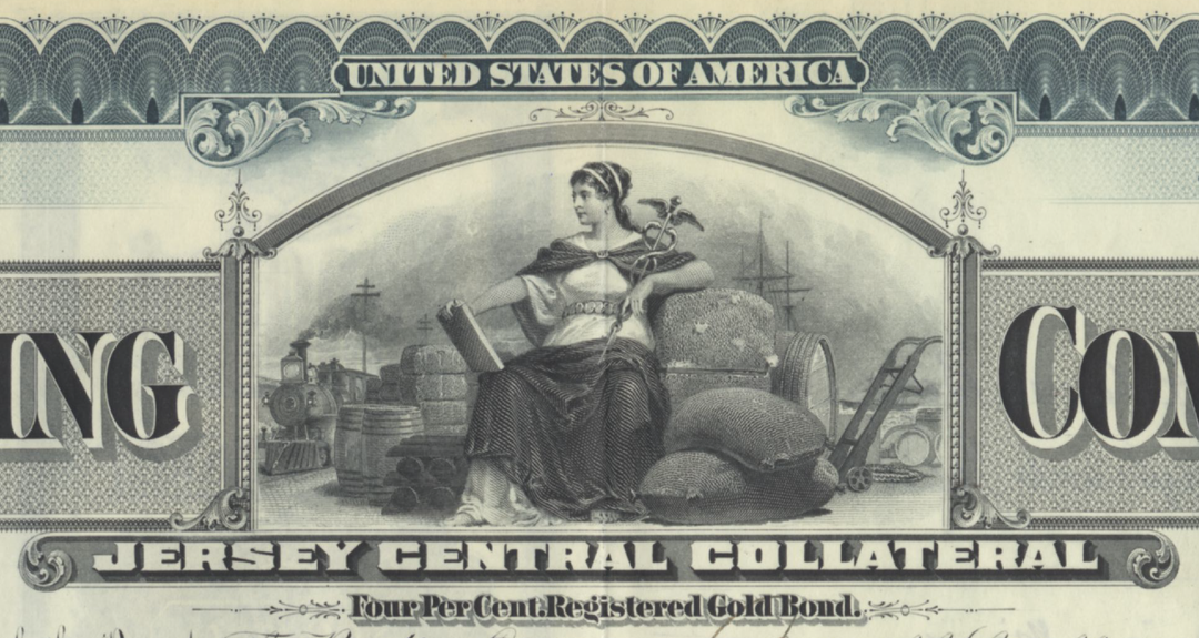 Reading Company Bond Certificate