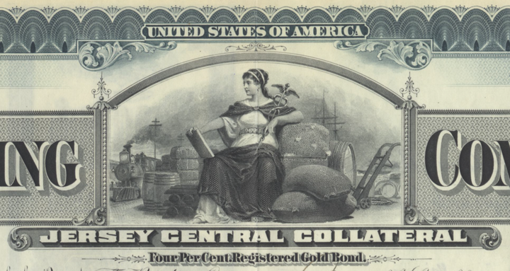 Reading Company Bond Certificate