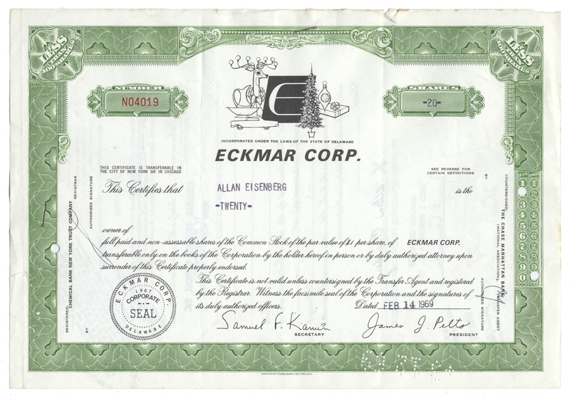 Eckmar Corp.
