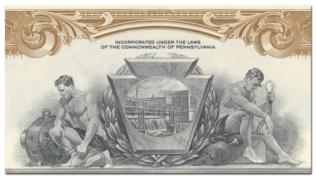 Pennsylvania Electric Company Bond Certificate