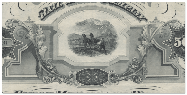 Kansas City, Lawrence & Southern Rail Road Company Bond Certificate