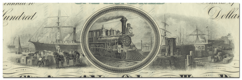 Cincinnati, New Orleans and Texas Pacific Railway Company Stock Certificate