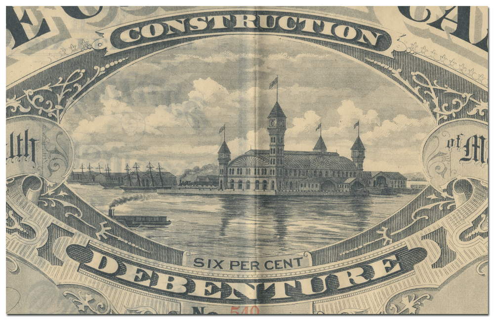 Cape Cod Ship Canal Company Bond Certificate