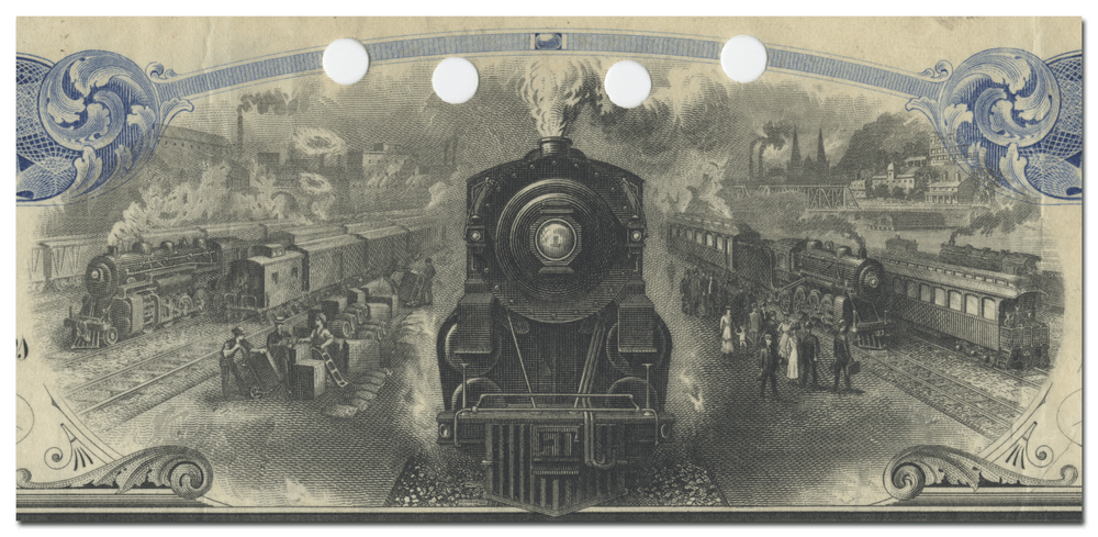 Savannah and Atlanta Railway Stock Certificate