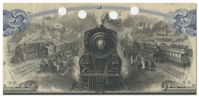 Savannah and Atlanta Railway Stock Certificate