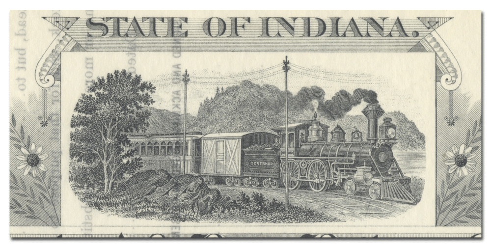 Indianapolis & St. Louis Railway Company Stock Certificate