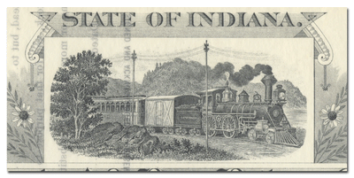 Indianapolis & St. Louis Railway Company Stock Certificate