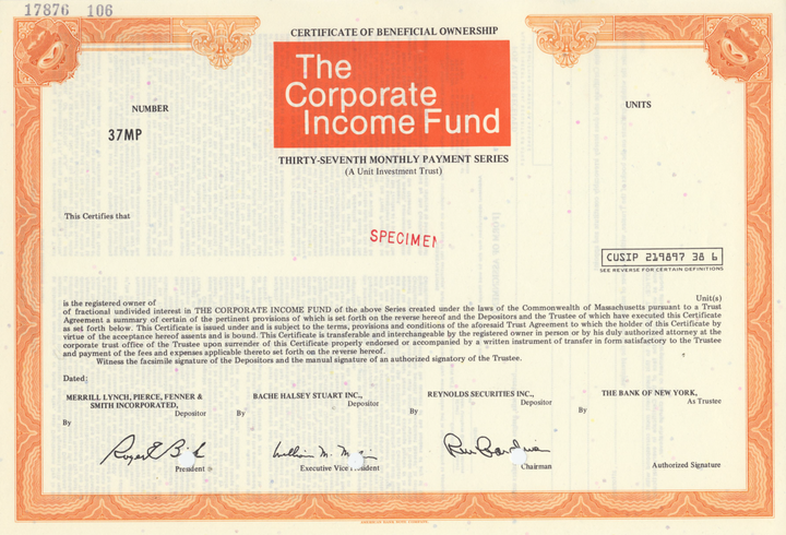 Corporate Income Fund (Merrill Lynch)