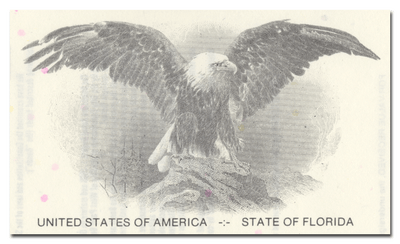West Palm Beach, Florida Specimen Bond Certificate