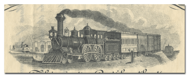 New York and Greenwood Lake Railway Company Stock Certificate