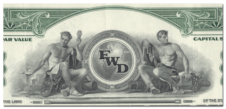 Four Wheel Drive Company Stock Certificate