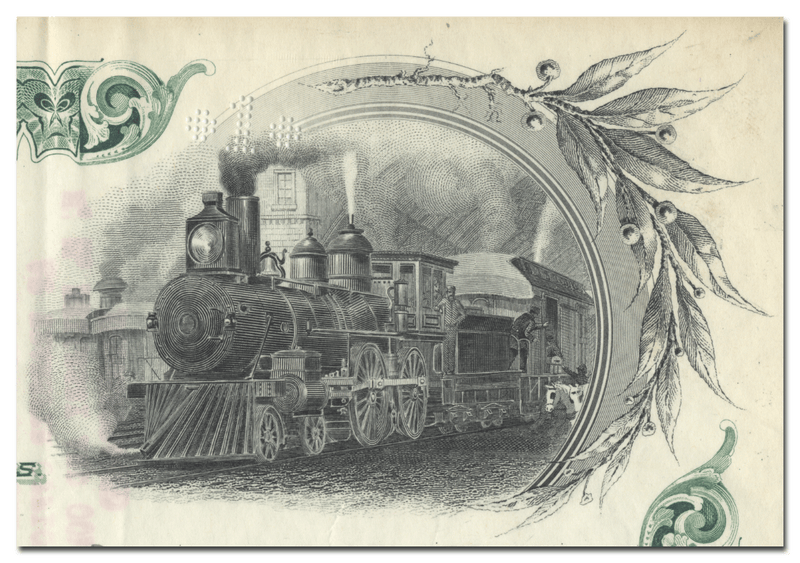 Clearfield and Mahoning Railway Company Stock Certificate