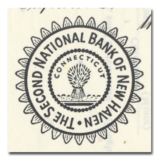 Second National Bank of New Haven Stock Certificate