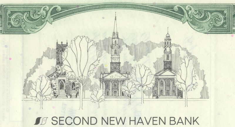 Second New Haven Bank Stock Certificate