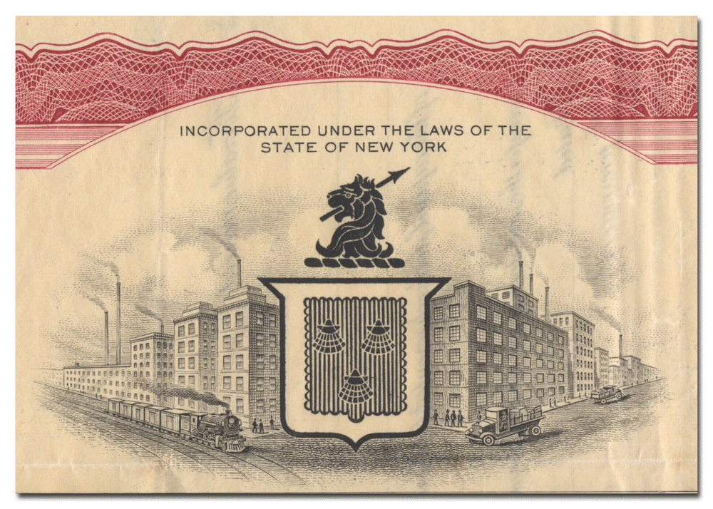 Earl Radio Corporation Stock Certificate